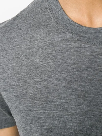 Shop Brunello Cucinelli Round Neck T-shirt In Grey