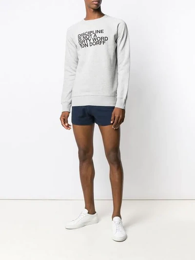 Shop Ron Dorff Discipline Sweatshirt In Grey