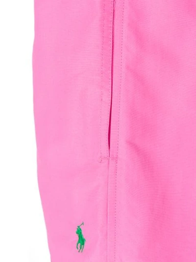RALPH LAUREN CLASSIC SWIM SHORTS - 粉色