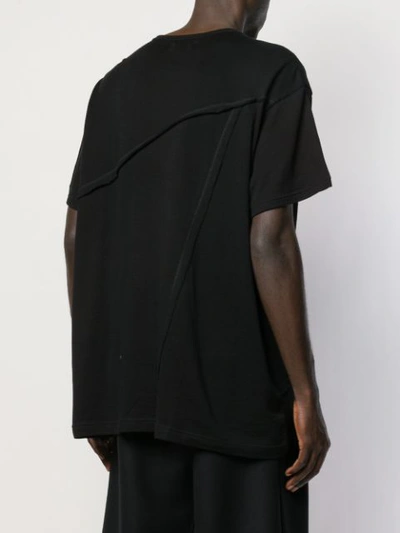 Shop Yohji Yamamoto 'do More' T-shirt - Schwarz In Black