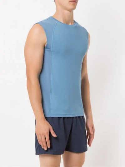 Shop Track & Field Panelled Tank Top In Blue