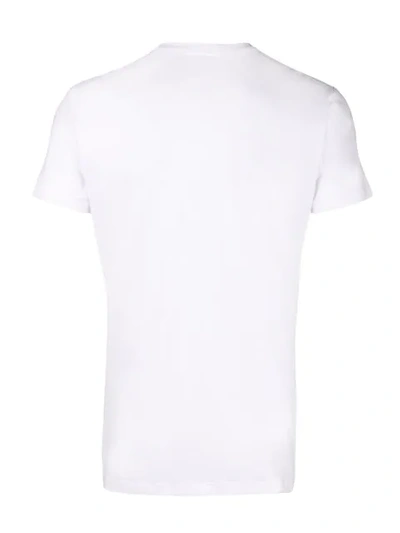 Shop La Perla Skin V-neck T-shirt In White