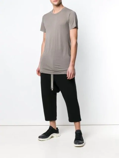 Shop Rick Owens Deconstructed T In Grey