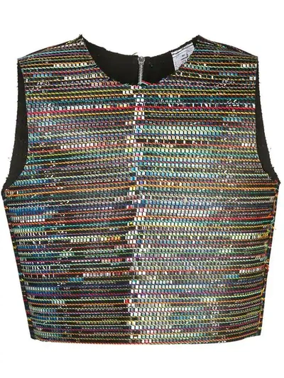 Shop Bethany Williams Woven Sleeveless Vest In Black