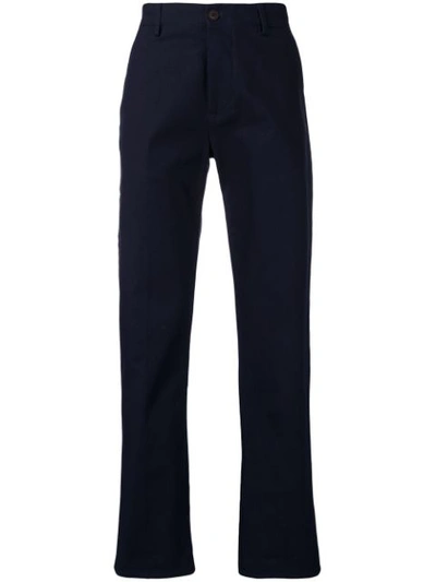 Shop Fortela Straight Chino Pants In Blue