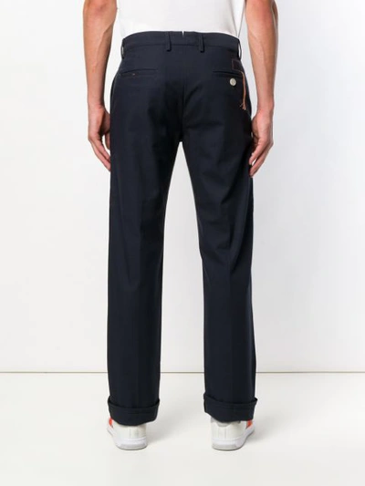 Shop Fortela Straight Chino Pants In Blue