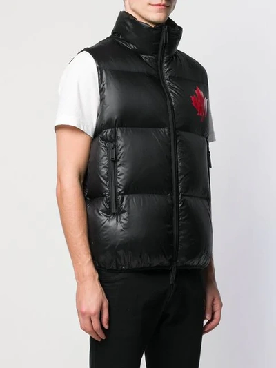 Shop Dsquared2 Padded Waistcoat In 900