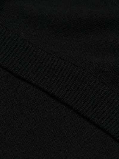 Shop Maison Margiela Elbow Patch Cardigan In Black
