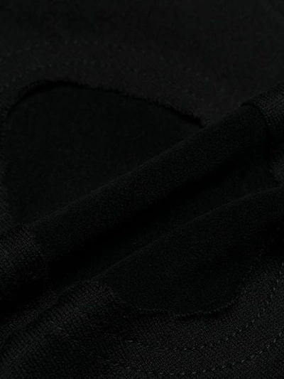 Shop Maison Margiela Elbow Patch Cardigan In Black
