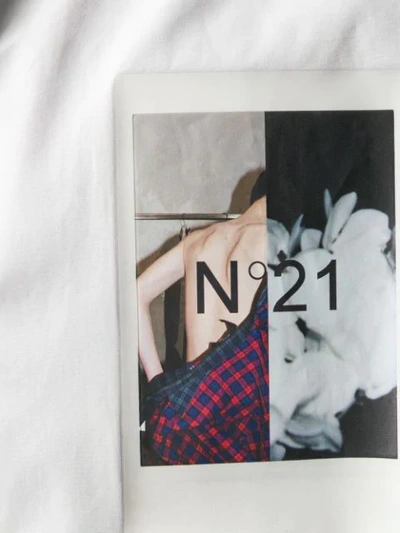 Nº21 PHOTOGRAPHIC PRINT SHIRT - 白色