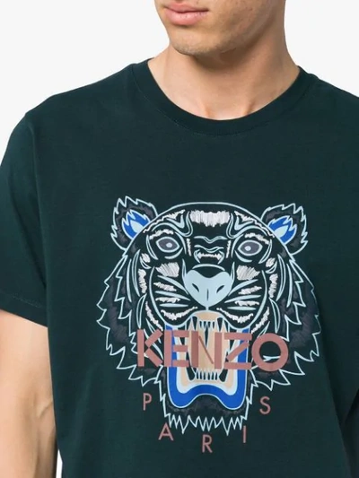 Tiger圆领全棉T恤