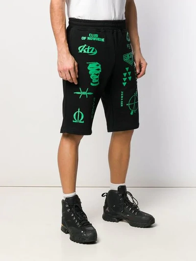Shop Ktz Scout Patch Shorts In Black