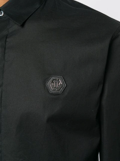 Shop Philipp Plein Skull Shirt In Black