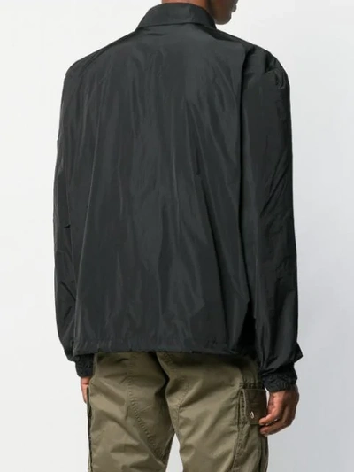 Shop Diesel Colour-block Coach Jacket In Black