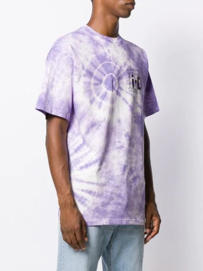 Shop Aries 'no I-dea' T-shirt In Purple