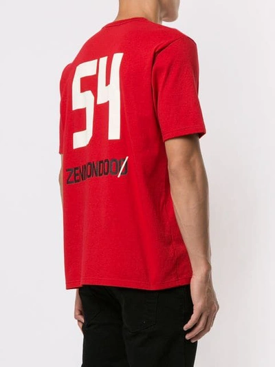 Shop Undercover Graphic Print T-shirt In Red