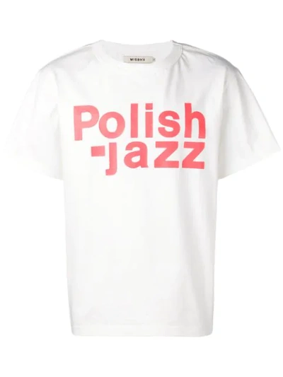 Misbhv Polish-jazz T-shirt In White | ModeSens