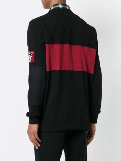 Shop Givenchy Logo Colour-block Sweater - Black