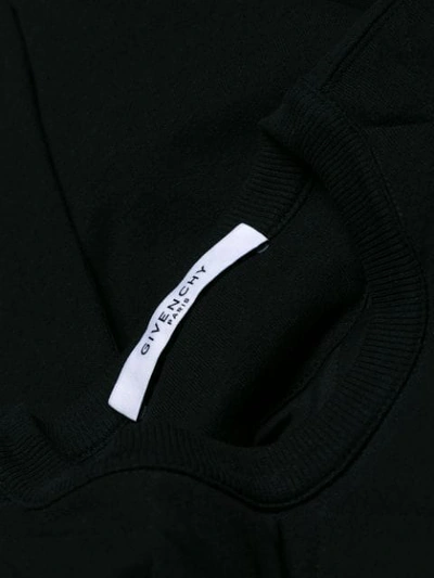 Shop Givenchy Logo Colour-block Sweater - Black