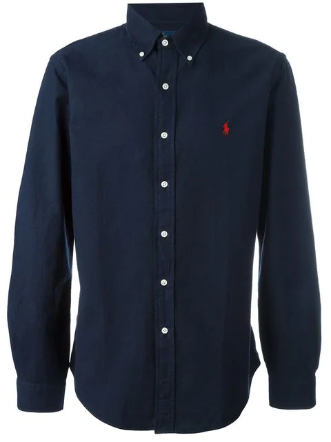 Polo Ralph Lauren Button Down Shirt In Hunter Navy | ModeSens