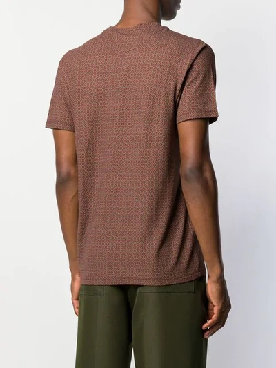 Shop Etro T-shirt Mit Geometrischem Muster - Braun In Brown