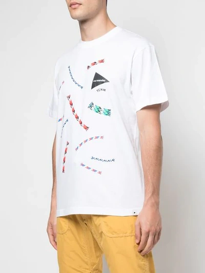 Shop And Wander Climbing Ropes T-shirt - White