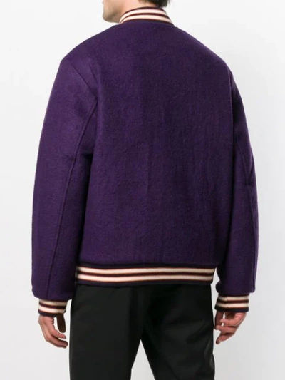 Carhartt Pembroke Varsity Jacket - Purple | ModeSens