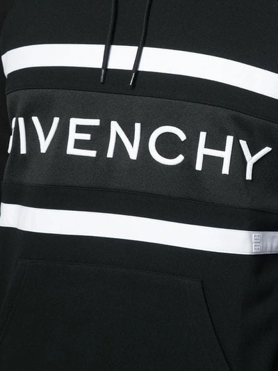 GIVENCHY CLASSIC LOGO HOODIE - 黑色