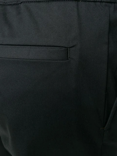 Shop Acne Studios Elastic Waist Trousers In Black