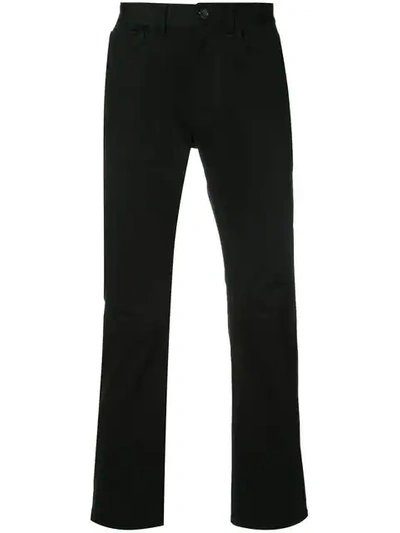 Shop 321 Mid Rise Straight-leg Jeans In Black