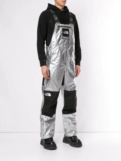 Shop Supreme Metallic Ski All In One In Silver