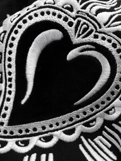 Shop Dolce & Gabbana Sacred Heart Track Pants In Black