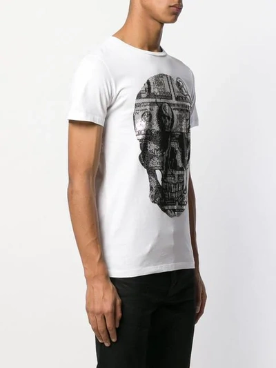 PHILIPP PLEIN PRINTED T-SHIRT - 白色