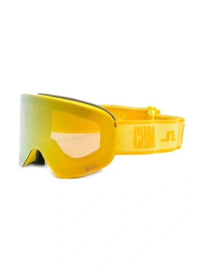 Shop J. Lindeberg J.lindeberg Klassische Skibrille - Gelb In Yellow