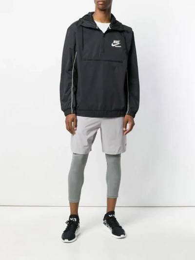 Shop Nike Pro Training Tights In Grey
