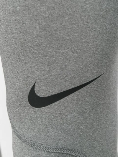 Shop Nike Pro Training Tights In Grey