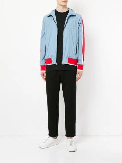 Shop Ck Calvin Klein Colour Block Windbreaker Jacket - Blue