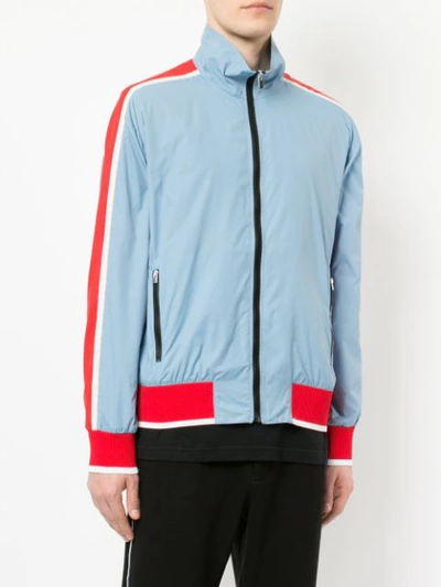 Shop Ck Calvin Klein Colour Block Windbreaker Jacket - Blue