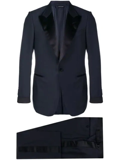 TOM FORD TWO-PIECE FORMAL SUIT - 蓝色