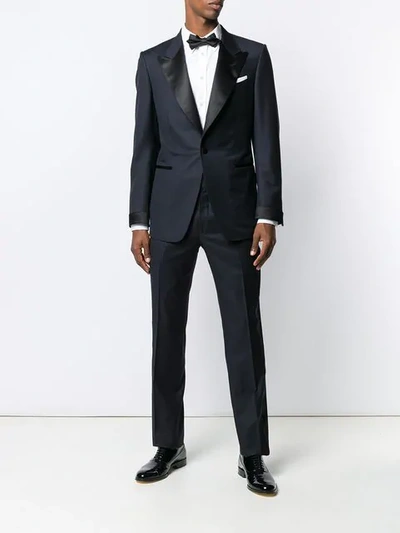 TOM FORD TWO-PIECE FORMAL SUIT - 蓝色