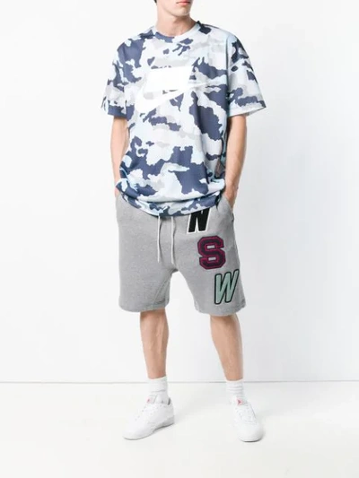 Shop Nike Nsw Sportswear Fleece Shorts - Grey