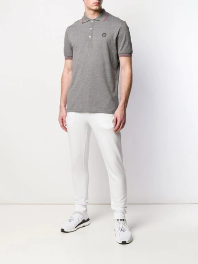 Shop Philipp Plein Original Polo Shirt - Grey