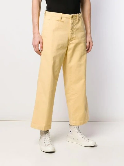 Shop Levi's Homerun Chino Trousers In Yellow