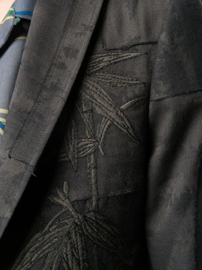 Shop Etro Besticktes Patchwork-sakko - Grau In Grey