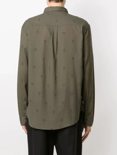 Shop Osklen Printed Shirt In Green