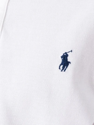 Shop Polo Ralph Lauren Poloshirt Mit Langen Ärmeln In White