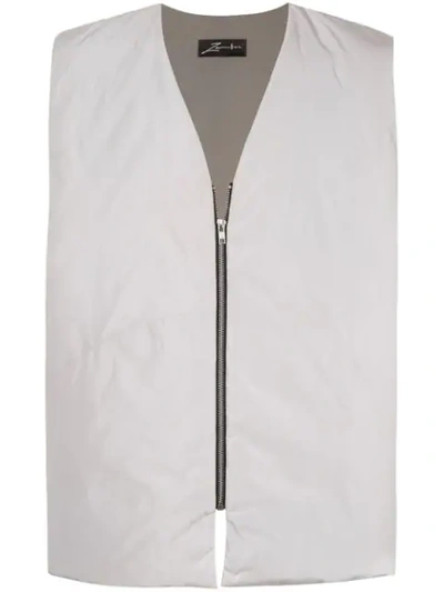 Shop Zambesi Downslope Waistcoat In Grey