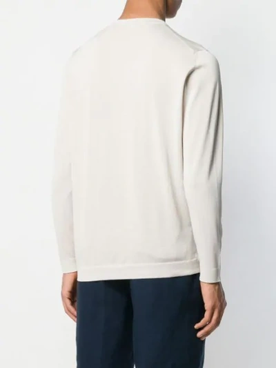 Shop Drumohr Light Sweatshirt - Neutrals