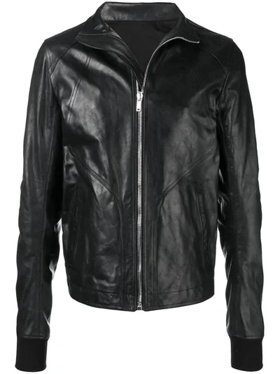 Shop Rick Owens Zipped Jacket In Black