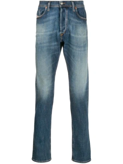 Shop Diesel Tepphar Jeans In Blue